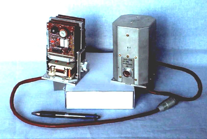 Dual three-components microsatellite flux-gate attitude control magnetometer LEMI - 010s